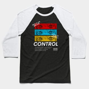 Control Makima Chainsaw Man Baseball T-Shirt